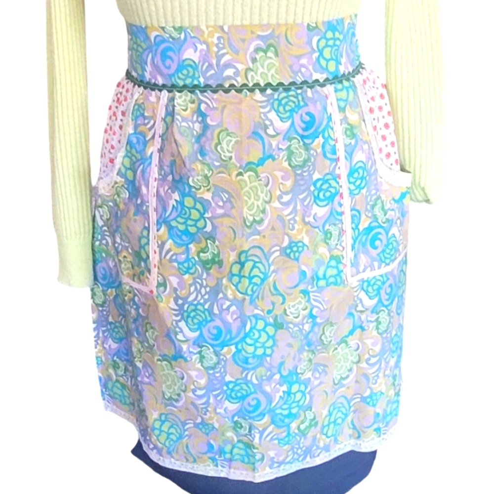 VINTAGE Apron, Cotton, One Size